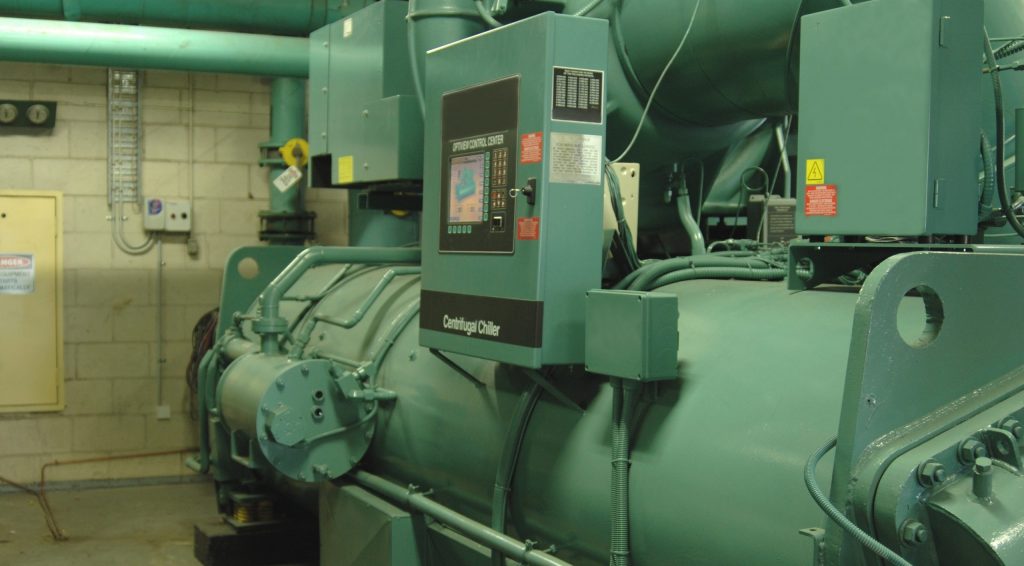 Closed loop water treatment for commercial water chiller