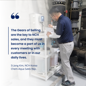 NCH Korea Sales Rep, Si Jong Kim, quote